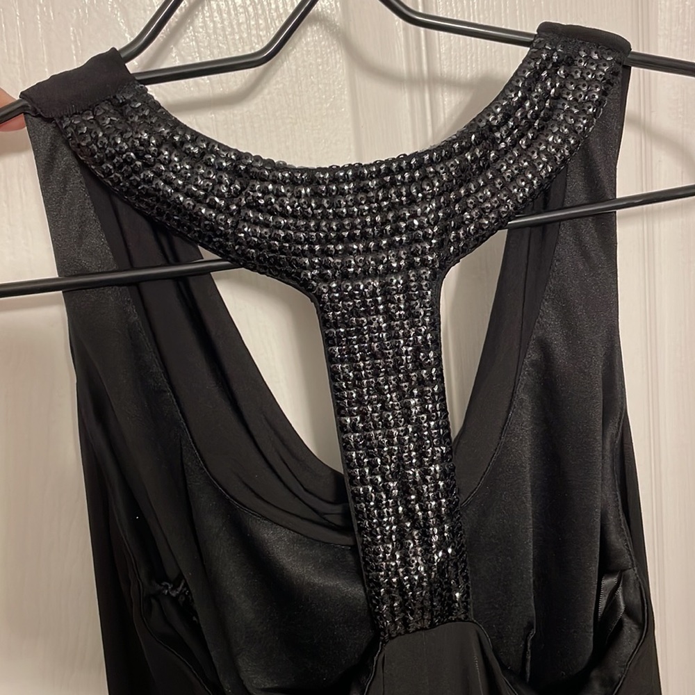 Super sexy Beaded T back LBD by B.wear Byer California SZ Medium NWOT